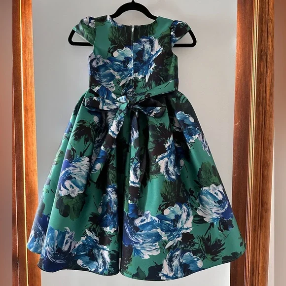 Kids Dream Watercolor Mikado Girls dress size 7/8 - new without tags - Picture 4 of 4